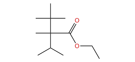 Ethyl 2-isopropyl-2,3,3-trimethylbutanoate
